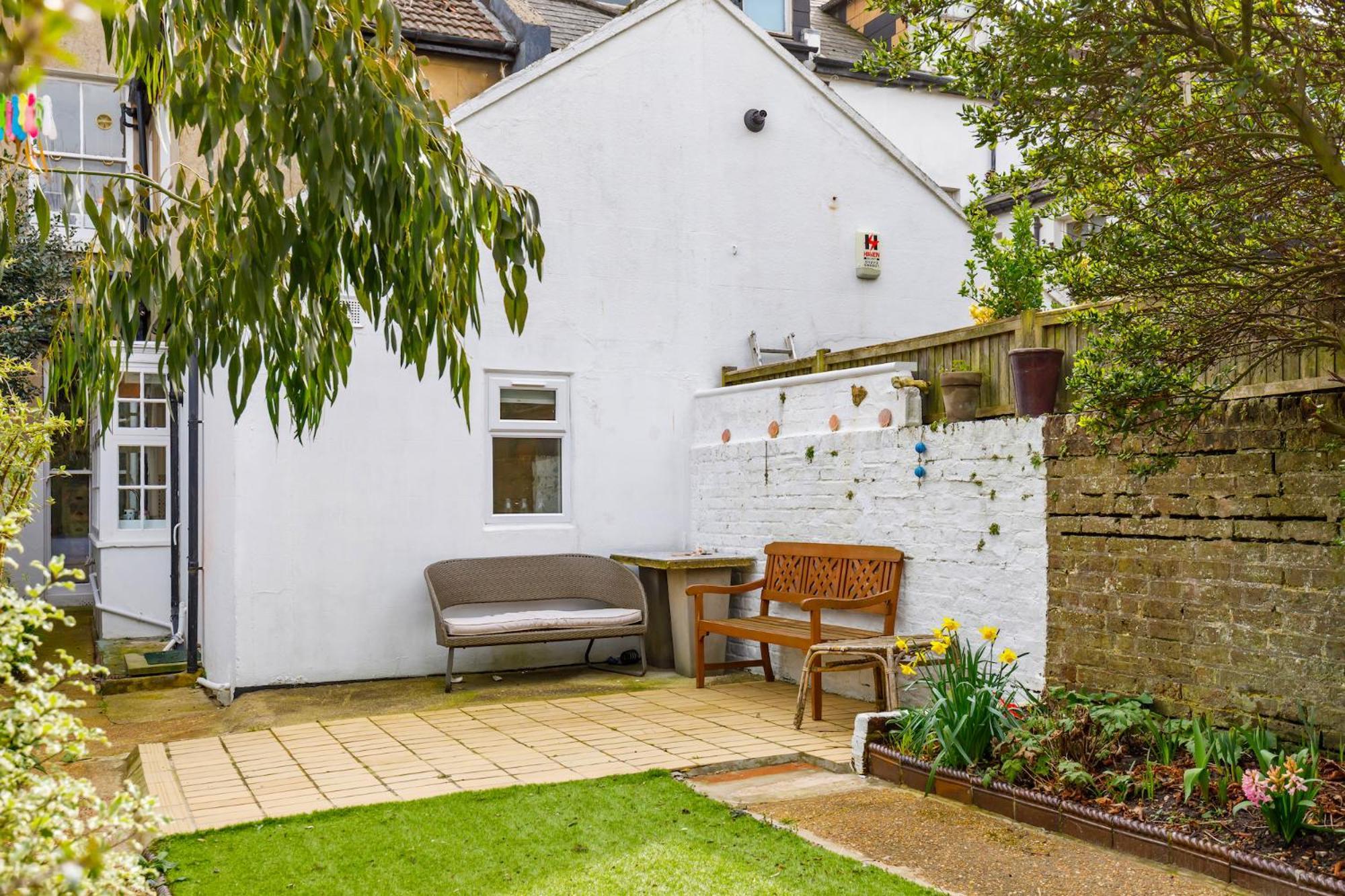 Central Hove Flat W Large Garden المظهر الخارجي الصورة