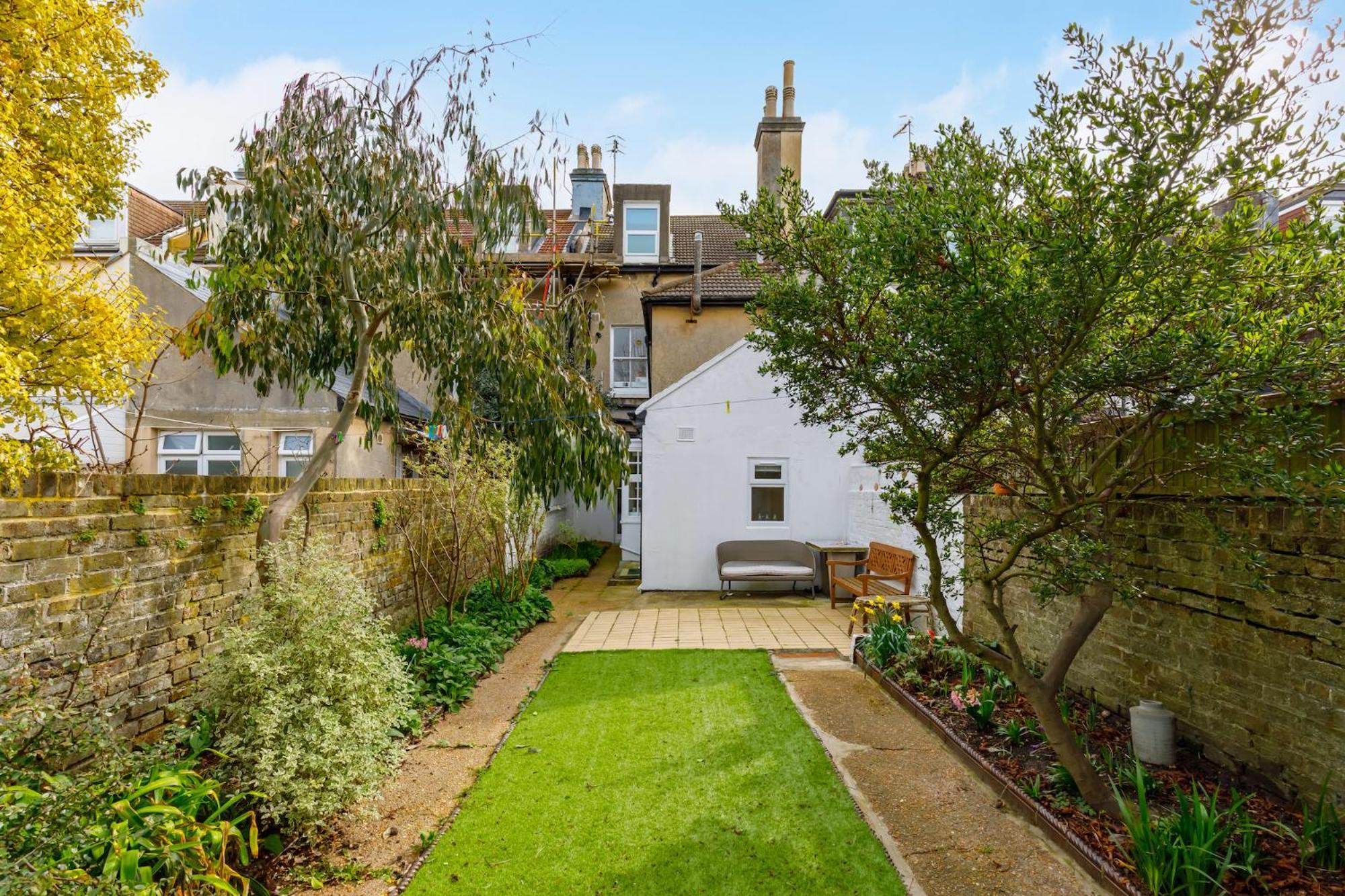 Central Hove Flat W Large Garden المظهر الخارجي الصورة